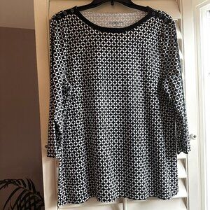 Croft & Barrow 3/4 Sleeve Blouse